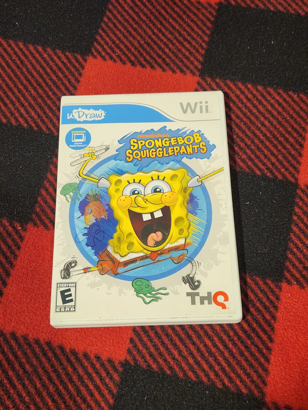 SpongeBob SquigglePants - uDraw (Nintendo Wii, 2011) CIB W/ Manual